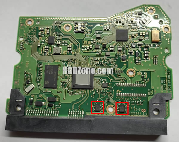 004-0A90601 WD Scheda Elettronica Logica PCB Disco Rigido