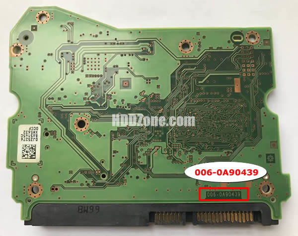 006-0A90439 WD Scheda Elettronica Logica PCB Disco Rigido