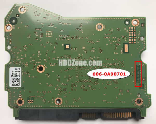 006-0A90701 WD Scheda Elettronica Logica PCB Disco Rigido