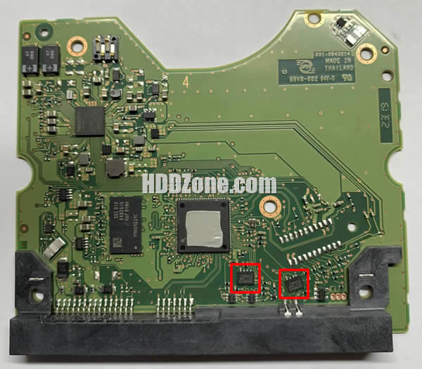 006-0B43214 WD Scheda Elettronica Logica PCB Disco Rigido