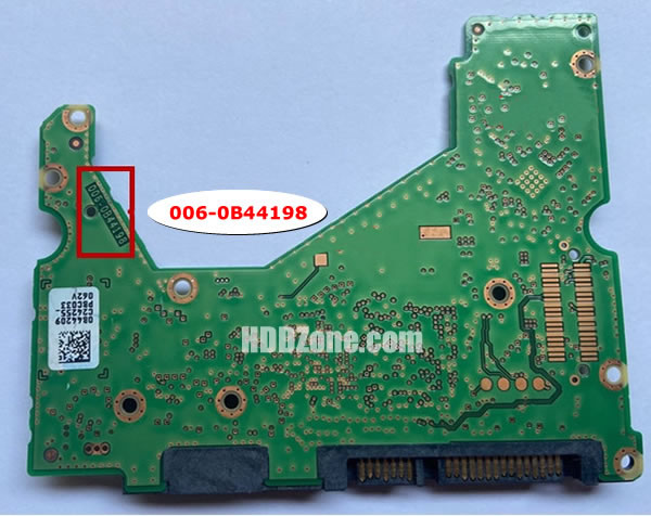 006-0B44198 WD Scheda Elettronica Logica PCB Disco Rigido