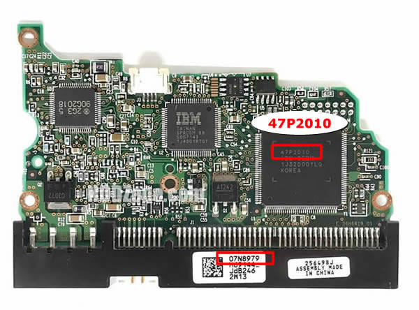 07N8979 Hitachi Scheda Elettronica Logica PCB Disco Rigido