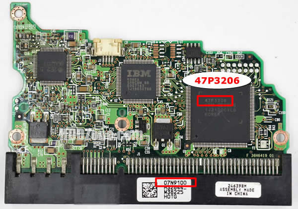 07N9100 Hitachi Scheda Elettronica Logica PCB Disco Rigido