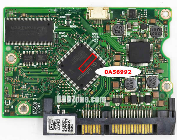 0A56992 Hitachi Scheda Elettronica Logica PCB Disco Rigido
