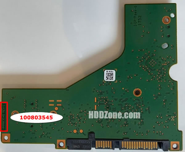 100803545 Seagate Scheda Elettronica Logica PCB Disco Rigido