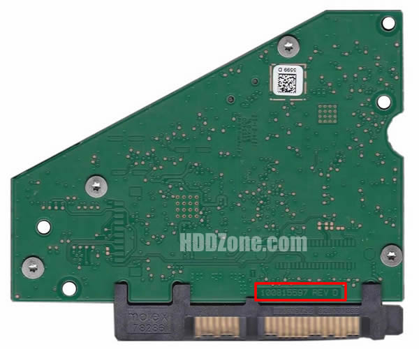 100815597 Seagate Scheda Elettronica Logica PCB Disco Rigido