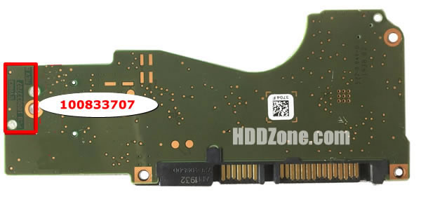 100833707 Seagate Scheda Elettronica Logica PCB Disco Rigido