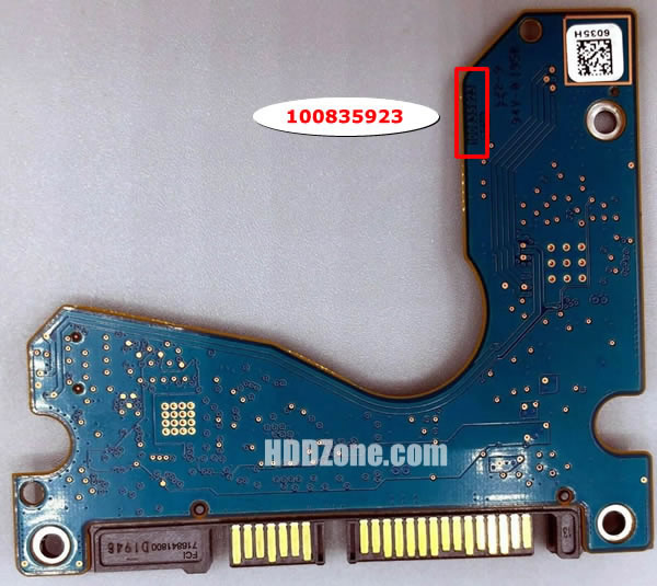 100835923 Seagate Scheda Elettronica Logica PCB Disco Rigido