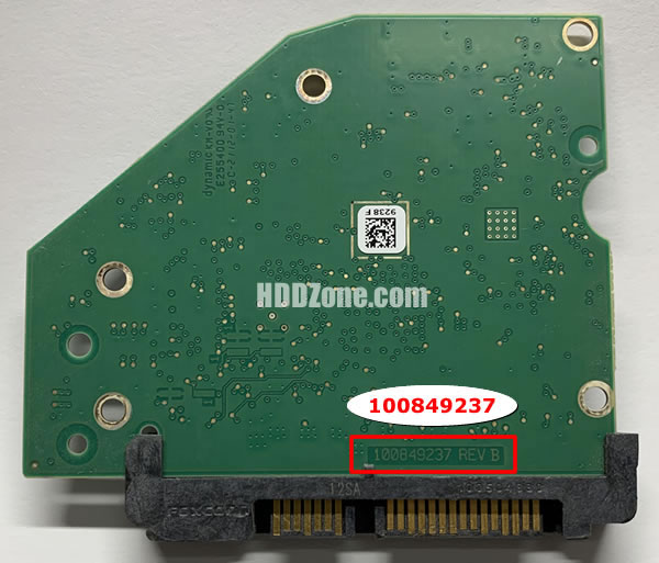 100849237 Seagate Scheda Elettronica Logica PCB Disco Rigido