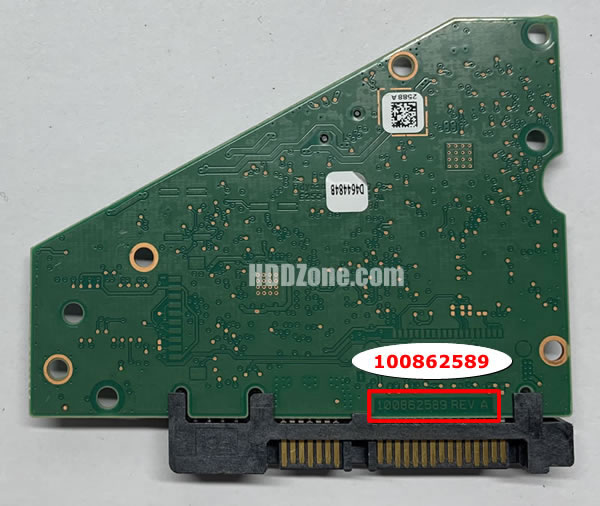 100862589 Seagate Scheda Elettronica Logica PCB Disco Rigido