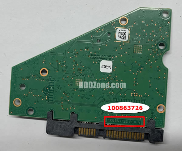 100863726 Seagate Scheda Elettronica Logica PCB Disco Rigido