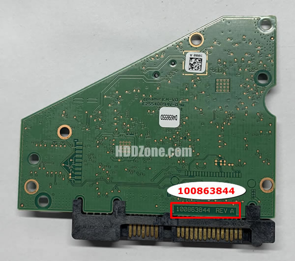 100863844 Seagate Scheda Elettronica Logica PCB Disco Rigido