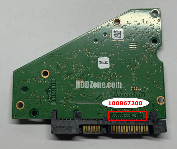 100867200 Seagate Scheda Elettronica Logica PCB Disco Rigido