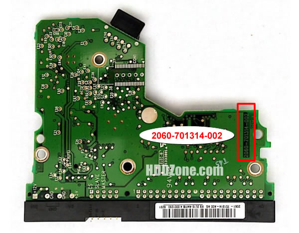 2060-701314-002 WD Scheda Elettronica Logica PCB Disco Rigido