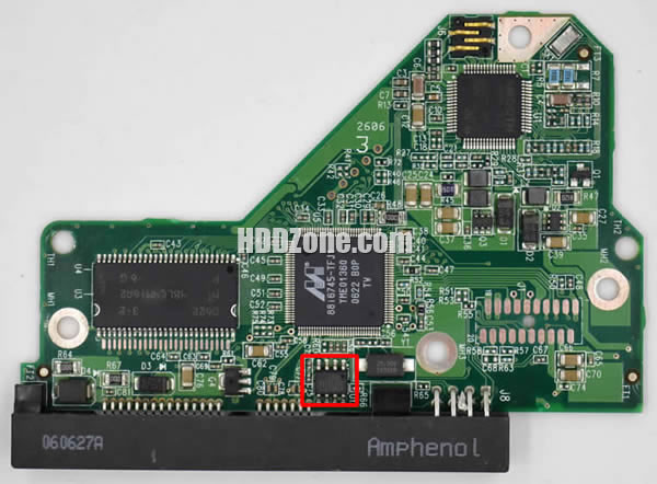 2060-701444-002 WD Scheda Elettronica Logica PCB Disco Rigido
