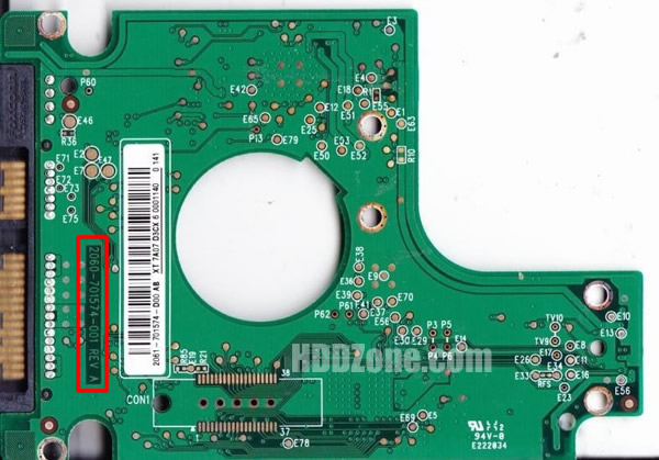 2060-701574-001 WD Scheda Elettronica Logica PCB Disco Rigido