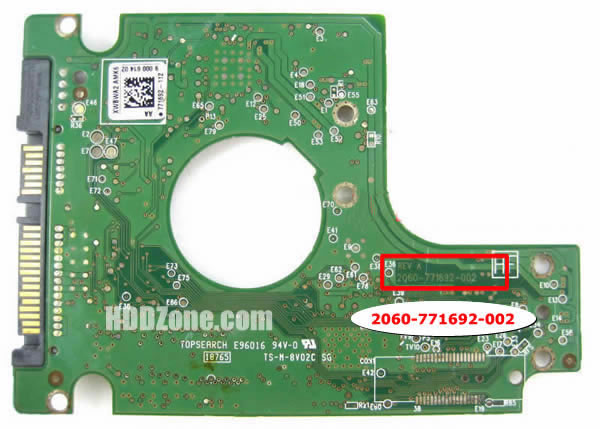 2060-771692-002 WD Scheda Elettronica Logica PCB Disco Rigido