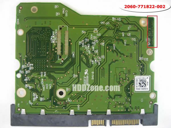 2060-771822-002 WD Scheda Elettronica Logica PCB Disco Rigido
