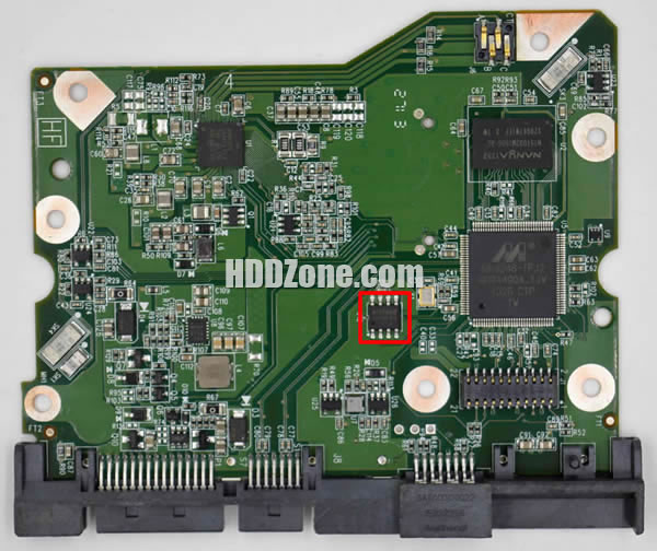 2060-771822-002 WD Scheda Elettronica Logica PCB Disco Rigido