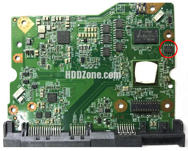 2060-800002-005 WD Scheda Elettronica Logica PCB Disco Rigido