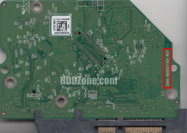 2060-800021-001 WD Scheda Elettronica Logica PCB Disco Rigido