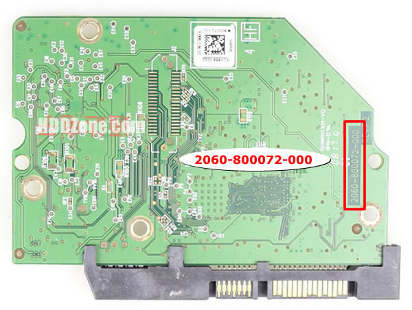 2060-800072-000 WD Scheda Elettronica Logica PCB Disco Rigido
