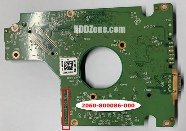 2060-800086-000 WD Scheda Elettronica Logica PCB Disco Rigido