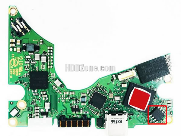 2060-810003-001 WD Scheda Elettronica Logica PCB Disco Rigido