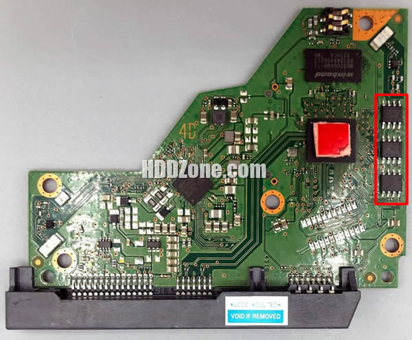 2060-810011-001 WD Scheda Elettronica Logica PCB Disco Rigido