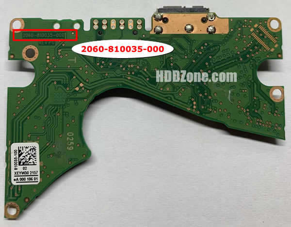 2060-810035-000 WD Scheda Elettronica Logica PCB Disco Rigido