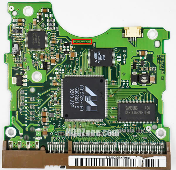BF41-00063A Samsung Scheda Elettronica Logica PCB Disco Rigido