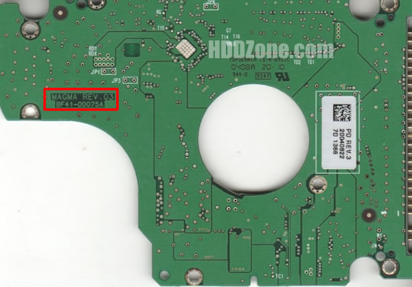 BF41-00075A Samsung Scheda Elettronica Logica PCB Disco Rigido