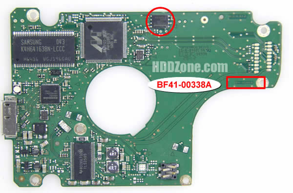 BF41-00338A Samsung Scheda Elettronica Logica PCB Disco Rigido