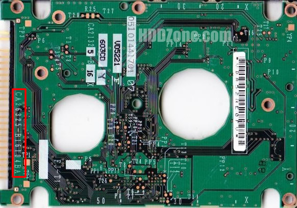 CA26325-B16104BA Fujitsu Scheda Elettronica Logica PCB Disco Rigido
