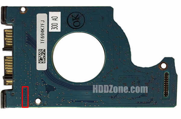 G002548A Toshiba Scheda Elettronica Logica PCB Disco Rigido