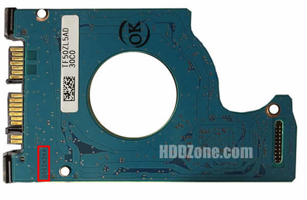 G002626A Toshiba Scheda Elettronica Logica PCB Disco Rigido