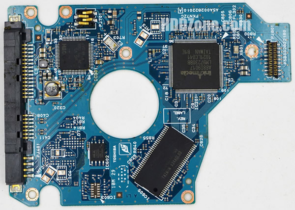 G002822A Toshiba Scheda Elettronica Logica PCB Disco Rigido