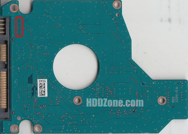 G002915A Toshiba Scheda Elettronica Logica PCB Disco Rigido