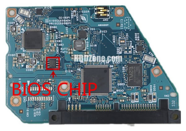 G003222A Toshiba Scheda Elettronica Logica PCB Disco Rigido