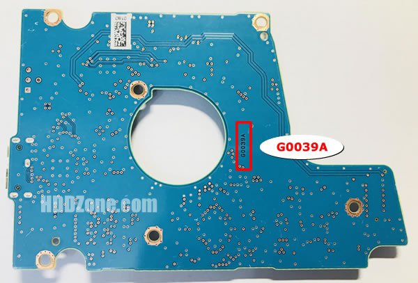 G0039A Toshiba Scheda Elettronica Logica PCB Disco Rigido