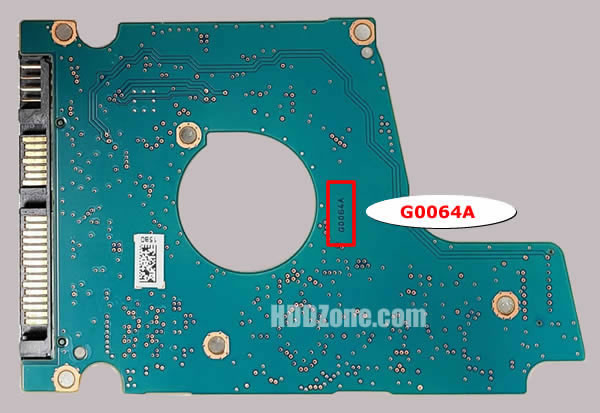 G0064A Toshiba Scheda Elettronica Logica PCB Disco Rigido