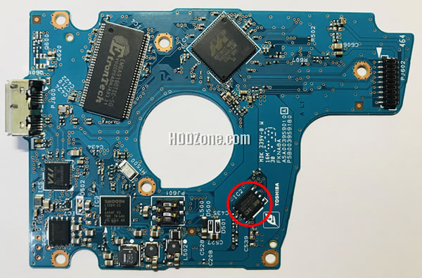 G3959A Toshiba Scheda Elettronica Logica PCB Disco Rigido