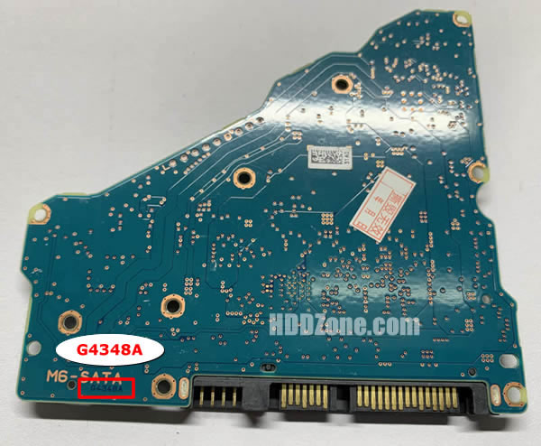 G4348A Toshiba Scheda Elettronica Logica PCB Disco Rigido