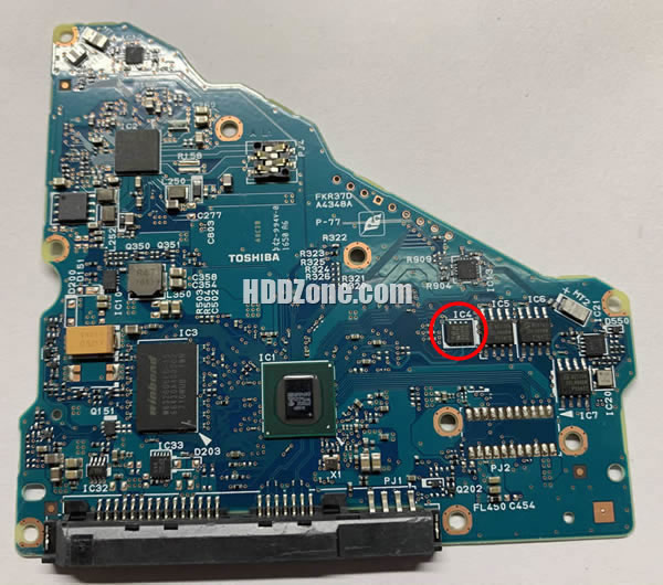 G4348A Toshiba Scheda Elettronica Logica PCB Disco Rigido