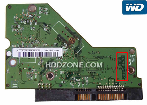 Sostituzione scheda PCB di hard disk Western Digital