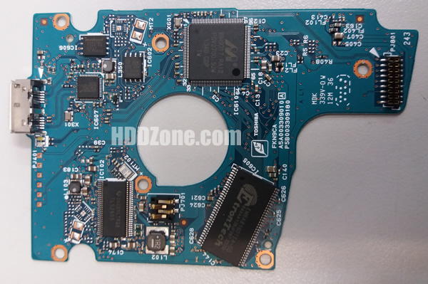G003309A Toshiba Scheda Elettronica Logica PCB Disco Rigido